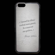 Coque iPhone 6 Premium Dieux prières Gris Citation Oscar Wilde