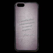 Coque iPhone 6 Premium Dieux prières Violet Citation Oscar Wilde