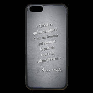 Coque iPhone 6 Premium Cynique Noir Citation Oscar Wilde