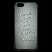Coque iPhone 6 Premium Femmes comprises Vert Citation Oscar Wilde