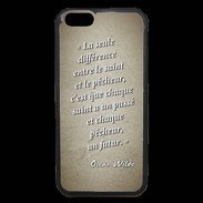 Coque iPhone 6 Premium Saint pêcheur Sepia Citation Oscar Wilde