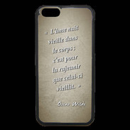 Coque iPhone 6 Premium Ame nait Sepia Citation Oscar Wilde