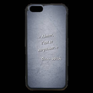 Coque iPhone 6 Premium Aimer Bleu Citation Oscar Wilde