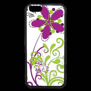 Coque iPhone 6 Premium motif floral vert