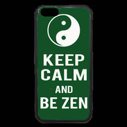 Coque iPhone 6 Premium Keep Calm Be Zen Vert