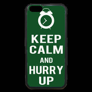 Coque iPhone 6 Premium Keep Calm Hurry up Vert