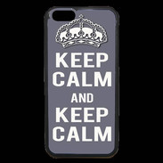Coque iPhone 6 Premium Keep Calm Gris