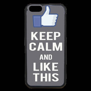 Coque iPhone 6 Premium Keep Calm Like This Gris