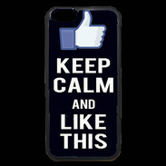 Coque iPhone 6 Premium Keep Calm Like This Noir