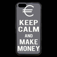 Coque iPhone 6 Premium Keep Calm Make money Gris