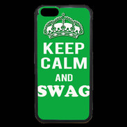 Coque iPhone 6 Premium Keep Calm Swag Vert