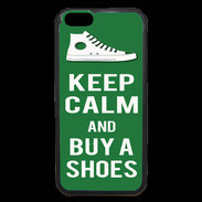 Coque iPhone 6 Premium Keep Calm Buy Shoes Vert