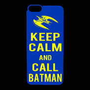 Coque iPhone 6 Premium Keep Calm Batman Bleu