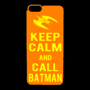 Coque iPhone 6 Premium Keep Calm Call Batman Orange