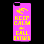 Coque iPhone 6 Premium Keep Calm Call Batman Rose