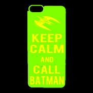 Coque iPhone 6 Premium Keep Calm Call Batman Vert pomme