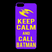 Coque iPhone 6 Premium Keep Calm Call Batman Violet