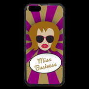 Coque iPhone 6 Premium Miss business Rousse
