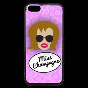 Coque iPhone 6 Premium Miss Champagne Rousse