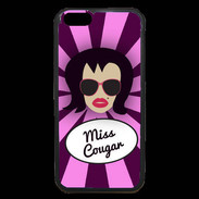 Coque iPhone 6 Premium Miss Cougar Brune