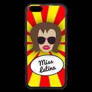 Coque iPhone 6 Premium Miss Latina Chatain
