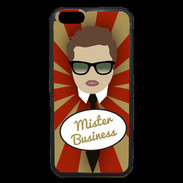 Coque iPhone 6 Premium Mister Business Chatain