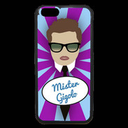 Coque iPhone 6 Premium Mister Gigolo Chatain