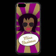 Coque iPhone 6 Premium Miss business Black