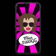 Coque iPhone 6 Premium Miss Swag Chatain