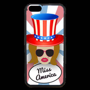Coque iPhone 6 Premium Miss USA Rousse