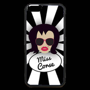 Coque iPhone 6 Premium Miss Corse Brune
