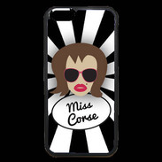 Coque iPhone 6 Premium Miss Corse Chatain