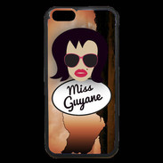 Coque iPhone 6 Premium Miss Guyane Brune