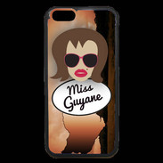 Coque iPhone 6 Premium Miss Guyane Chatain