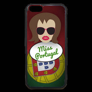Coque iPhone 6 Premium Miss Portugal Chatain