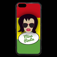 Coque iPhone 6 Premium Miss Rasta Brune