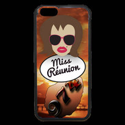 Coque iPhone 6 Premium Miss Réunion Chatain
