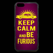Coque iPhone 6 Premium Keep Calm and Be Furious Rose