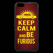 Coque iPhone 6 Premium Keep Calm and Be Furious Rouge