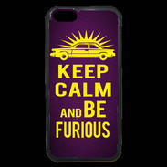 Coque iPhone 6 Premium Keep Calm and Be Furious Violet