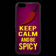 Coque iPhone 6 Premium Keep Calm and Be Spicy Rose