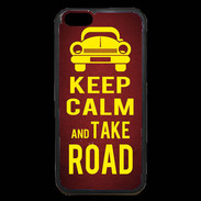 Coque iPhone 6 Premium Keep Calm and Take o road 2 Rouge