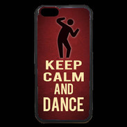 Coque iPhone 6 Premium Keep Calm and Dance Rouge