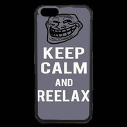 Coque iPhone 6 Premium Keep Calm and Reelax Gris