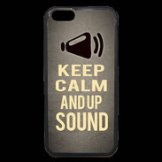 Coque iPhone 6 Premium Keep Calm and Up Sound Gris