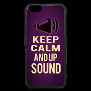 Coque iPhone 6 Premium Keep Calm and Up Sound Violet