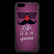 Coque iPhone 6 Premium Life It's a game Rose ZG