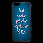 Coque iPhone 6 Premium LOL MDR bleu ZG