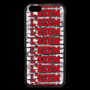 Coque iPhone 6 Premium L'seum rouge