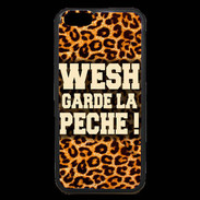 Coque iPhone 6 Premium Wesh garde la pèche Léopard